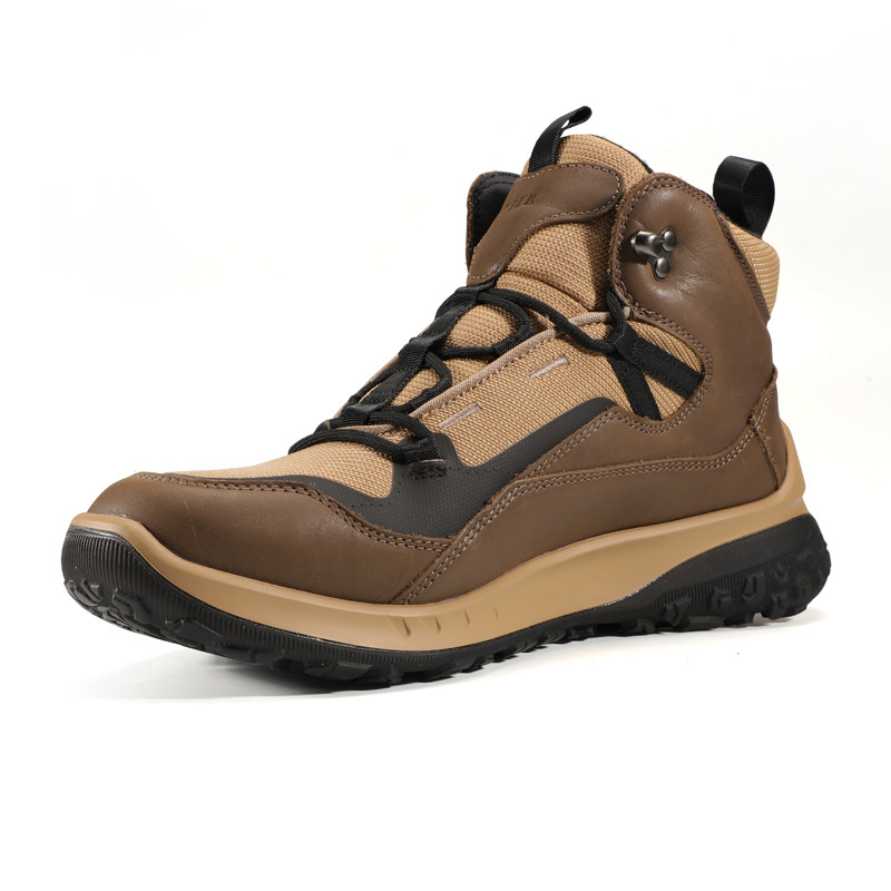 High Top Leather Shoes Men Lux - Streetwear Brand Designs ulasan dan harga