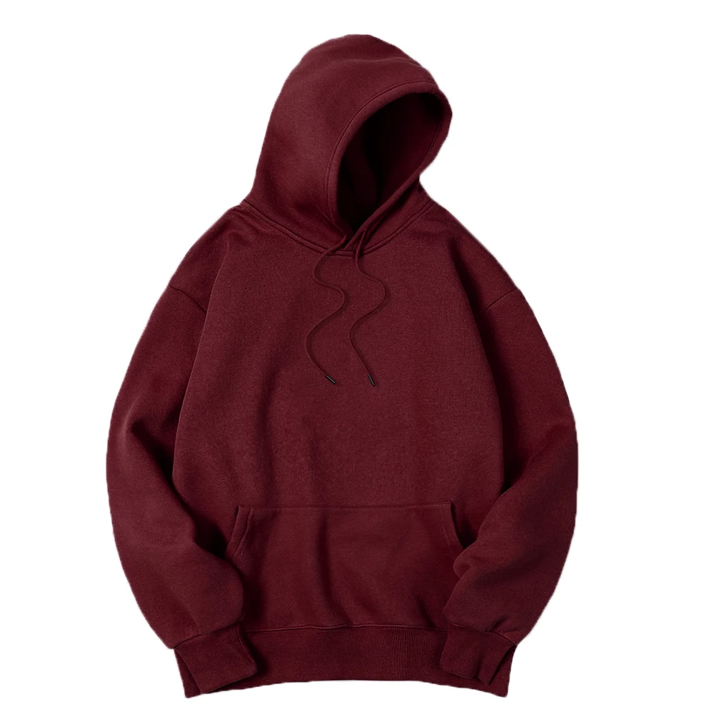 Men's Solid Color Hooded Sweat - Streetwear Clothing Brands ulasan dan harga