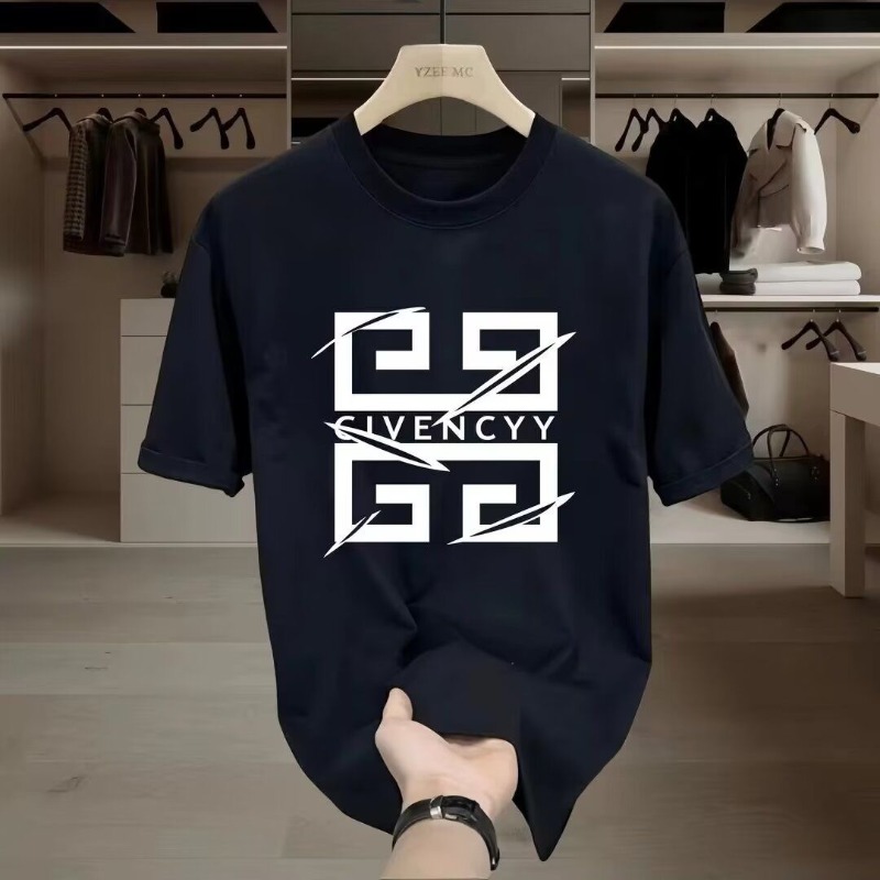 2026Men's GIVENCY Brand Logo P - Streetwear Brand Top ulasan dan harga